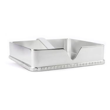 Porta-guardanapo em prata Silverlux Versalles 17x4,5cm