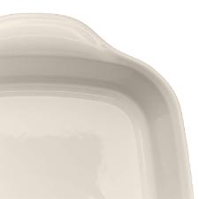 Travessa retangular em cer�mica Emile Henry 22x14cm areia