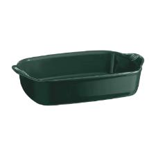 Travessa retangular em cer�mica Emile Henry 29x19cm verde