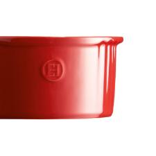 Travessa para souffle em cer�mica Emile Henry 23cm vermelha
