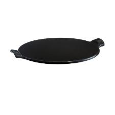Refrat�rio para pizza em cer�mica Emile Henry 37cm preta