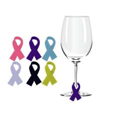 Jogo de marcadores de ta�as Fackelmann La�o em silicone 6 pe�as colorido