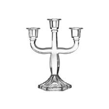 Casti�al triplo em cristal Ecol�gico L'Hermitage La Voir 23,5cm