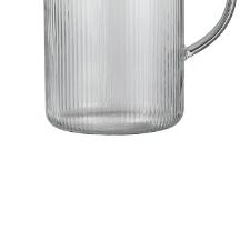 Jarra em vidro canelado e tampa Fracalanza Twinkle 1,5 litro