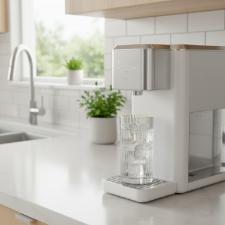 Jogo de copos altos L'Hermitage Pisa 6 pe�as Cristal 370ml com borda dourada, luxo para servir