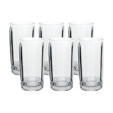 Jogo de copos altos em cristal ecol�gico L'Hermitage Splendor 360ml 6 pe�as