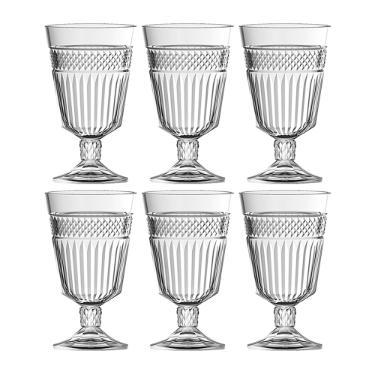 Jogo de ta�as em cristal ecol�gico L'Hermitage Palace 330ml 6 pe�as