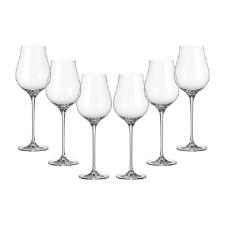 Jogo de ta�as para vinho do porto cristal ecol�gico Bohemia Limosa 250ml 6 pe�as incolor