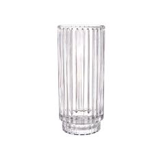 Vaso em cristal ecol�gico L'Hermitage D�rica 15x34,1cm incolor