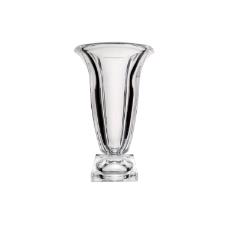Vaso em cristal ecol�gico com p� Bohemia Magma 19,5x33cm incolor