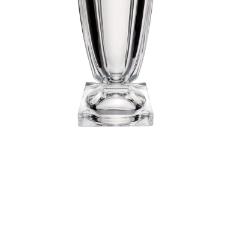 Vaso em cristal ecol�gico com p� Bohemia Magma 19,5x33cm incolor