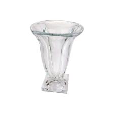 Vaso em cristal ecol�gico com p� Bohemia Magma 19,8x20,8x29cm incolor