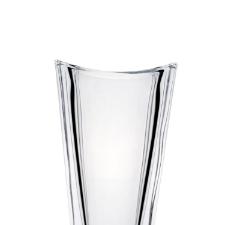 Vaso em cristal ecol�gico Bohemia Okinawa 12,5x7x25,5cm incolor