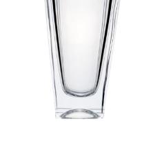 Vaso em cristal ecol�gico Bohemia Okinawa 12,5x7x25,5cm incolor