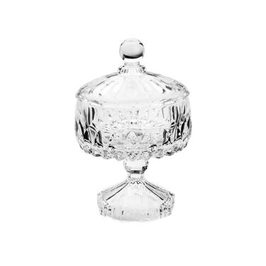 Bomboniere Wolff Louise em cristal com p� 11x18cm incolor