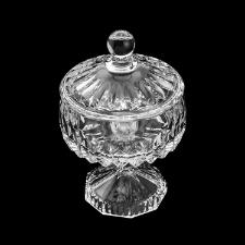 Bomboniere Wolff Louise em cristal com p� 11x18cm incolor