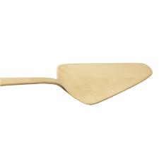 Esp�tula para bolo em a�o inox Wolff Berna 2x4,5x23cm dourado fosco