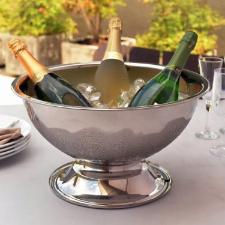 Champanheira em a�o inox Brinox Lyon capacidade 6 litros com coletor e sem grade