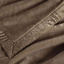 Cobertor Queen Microfibra Trussardi Piemontesi 240x260cm Marrone