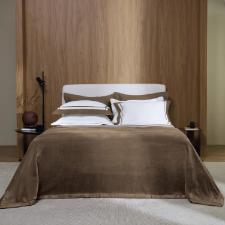 Cobertor Casal Microfibra Trussardi Piemontesi 180x220cm Marrone