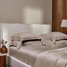 Jogo de Cama casal 100% Bambu Trussardi Girelli cor marrom