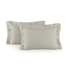 Jogo de fronhas em algod�o Trussardi Orsini 200 fios 50x70cm 2 pe�as grigio