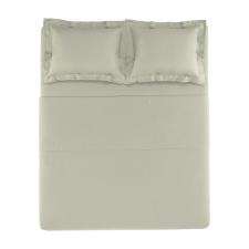 Jogo de cama em algod�o Trussardi Novoli cetim 200 fios queen 240x260cm grigio