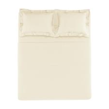 Jogo de cama em algod�o Trussardi Novoli cetim 200 fios king 280x260cm crema