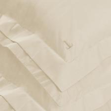 Jogo de cama em algod�o Trussardi Novoli cetim 200 fios king 280x260cm crema