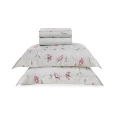 Jogo de cama em algod�o Trussardi Venus cetim 200 fios queen 240x260cm