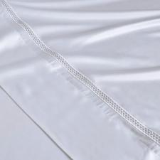 Jogo de Cama King Trussardi Contessina 300 Fios Cetim de Bambu Branco: Sofistica��o e Conforto T�rmico