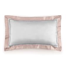Jogo de Fronhas Trussardi Contessina 300 Fios Cetim de Bambu 50x90cm Branco e Rose: Eleg�ncia e Maciez Absoluta