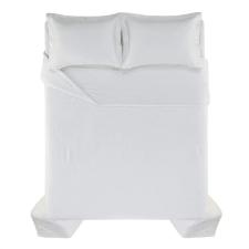 Colcha Portuguesa com Porta-Travesseiro Queen 100% Algod�o Trussardi Pitti 260x280cm Branco