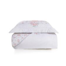 Colcha com porta-travesseiro em algod�o 300 fios Trussardi Piccini solteiro 200x280cm