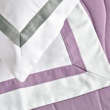 Fronha Trussardi Vercelli 50cmx70cm 100% Algod�o Branco e Rose