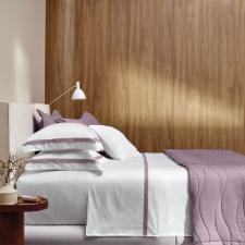 Fronha Trussardi Vercelli 50cmx70cm 100% Algod�o Branco e Rose