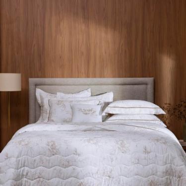 Almofada 300 Fios algod�o eg�pcio Trussardi Madonnari 45cm x 45cm Branco