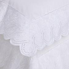 Jogo de cama em algod�o Trussardi Farfalla cetim 200 fios queen 240x260cm