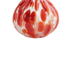 Vaso Murano L'Hermitage Aquarelle Trouxinha em vidro terracota, pe�a artesanal de luxo 13x16cm