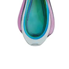 Vaso murano em vidro L'Hermitage Gota 12x5,3x25,5cm colorido