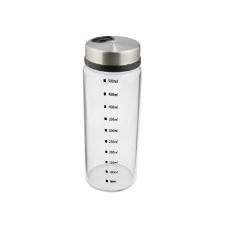 Porta condimento em vidro com Tampa em a�o inox Dynasty 500ml incolor