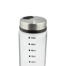 Porta condimento em vidro com Tampa em a�o inox Dynasty 500ml incolor