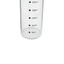 Porta condimento em vidro com Tampa em a�o inox Dynasty 300ml incolor