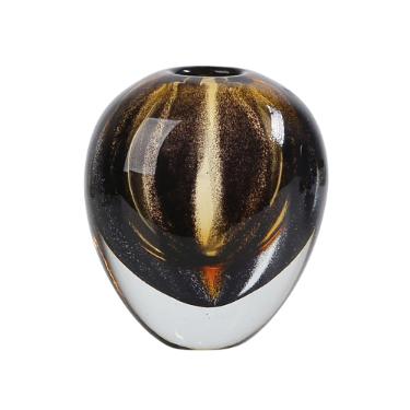 Vaso murano em vidro L'Hermitage Espiral 12,5x8,5x14cm �mbar