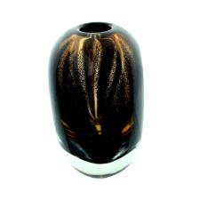 Vaso murano em vidro L'Hermitage Espiral 12,5x8,5x14cm �mbar