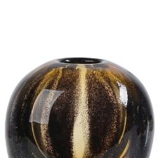 Vaso murano em vidro L'Hermitage Espiral 12,5x8,5x14cm �mbar