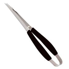 Jogo de churrasco em inox e cabo emborrachado Fracalanza Beef Club 3 pe�as