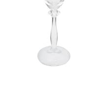 Jogo de ta�as champanhe cristal ecol�gico Bohemia Angela 190ml 6 pe�as prata rim