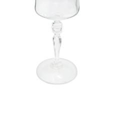 Jogo de ta�as para �gua cristal ecol�gico Bohemia Grace 300ml 6 pe�as ouro rim