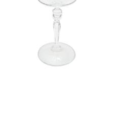 Jogo de ta�as para �gua cristal ecol�gico Bohemia Grace 300ml 6 pe�as prata rim